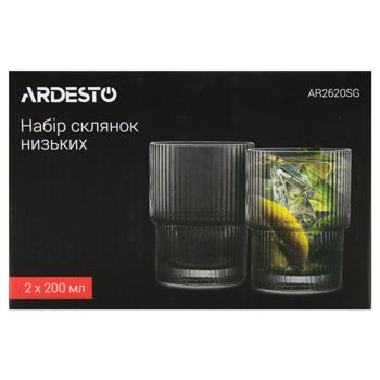 Набір склянок Ardesto Graphite низькі 2шт 200мл - купити, ціни на За Раз - фото 3