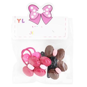 Резинки для волос 4шт 3727-21 - купить, цены на КОСМОС - фото 2