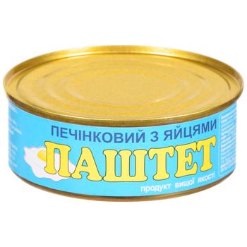 Паштет ОПК печеночный с яйцами 240г