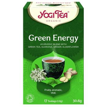 Чай Yogi Tea Green Energy зеленый 17 пакетиков - купить, цены на Grono - фото 1
