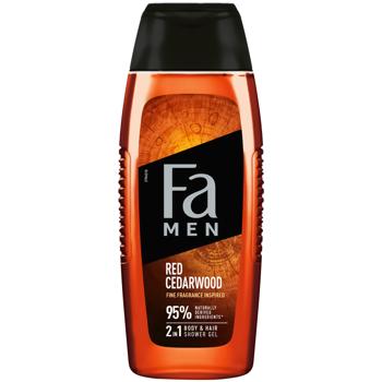 Fa Men Red Cedarwood Body and Hair Shower Gel 400ml - buy, prices for Ideal - photo 1
