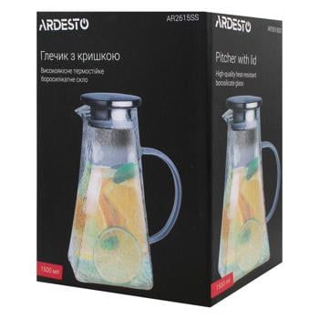 Ardesto Jug with Lid 1.5l - buy, prices for MegaMarket - photo 1