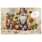 Provence Pumpkin Gnomes Tapestry Tablecloth 35*100cm