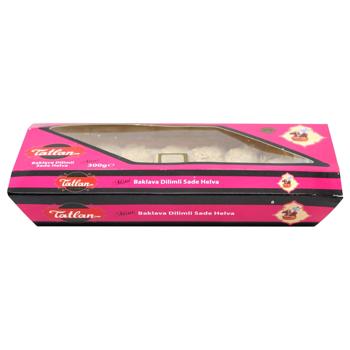 Халва Tatlan тахинная ванильная в форме баклавы мини 300г - купить, цены на Чудо Маркет - фото 2