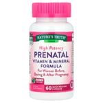 Nature's Truth, High Potency Prenatal Vitamin & Mineral Formula, 60 Quick Release Capsules
