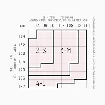 Giulia Sensi Vita Bassa Low Waist Nero 40 Den Women's Tights Size 2 - buy, prices for NOVUS - photo 2