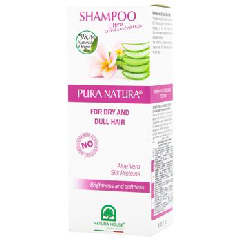 Natura House for Dry and Dull Hair Shampoo with Aloe and Silk Proteins 250ml - buy, prices for ULTRAMARKET - photo 1