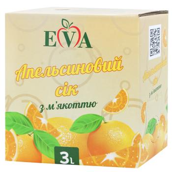 Сок Eva апельсиновый 3л - купить, цены на Эпицентр FOOD - фото 1