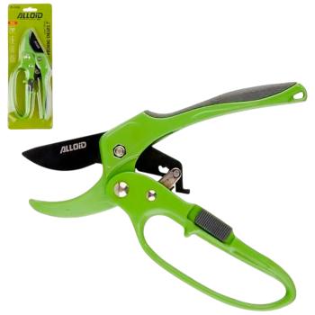 Alloid Ratchet Garden Pruning Shears 18cm - buy, prices for Torba - photo 1