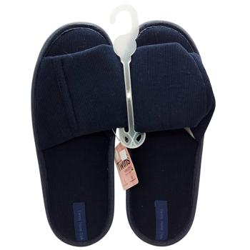 Twins 11511 HS-VL Corduroy Blue Men's Slippers s.42/43