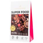 Millennium Super Food Milk Chocolate Candies with Almond, Raspberry, Flax and Chia 80g