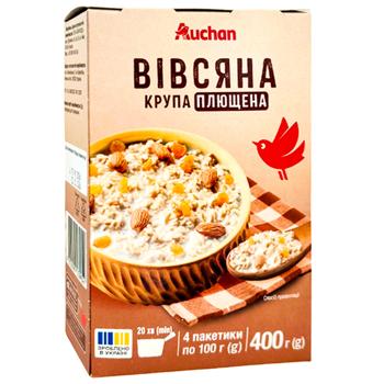 Auchan Rolled Oats 100g x 4pcs - buy, prices for Auchan - photo 1