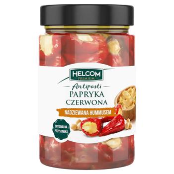 Helcom Red Pepper Stuffed with Hummus 327ml