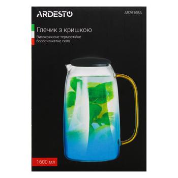 Глечик Ardesto Blue Atlantic з кришкою 1600мл - купити, ціни на ULTRAMARKET - фото 2