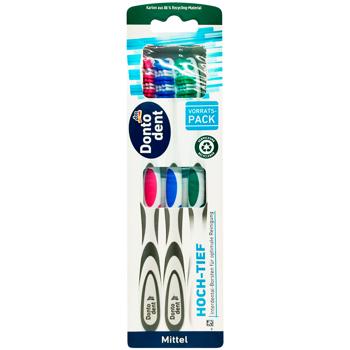 Toothbrush Dontodent 3pcs Germany - buy, prices for Vostorg - photo 1