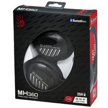 Наушники A4Tech Bloody MH360 Black беспроводные - купить, цены на Auchan - фото 1