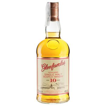 Віскі Glenfarclas Single Malt 10років 40% 0,7л в тубусі - купити, ціни на Восторг - фото 1