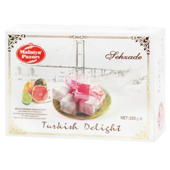 Рахат-лукум Malatya Pazari Фруктовый аромат Шехзаде 200г