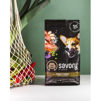 Savory Dry Food with Turkey for Sterilized Dogs of All Breeds 3kg - buy, prices for - photo 7