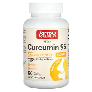 Куркумин Jarrow Formulas Curcumin 95 500мг 120 капсул - купить, цены на Biotus - фото 1