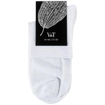 V&T Comfort Men's Socks s.27-29 White