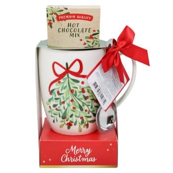 Becky's Cup with Spoon and Hot Chocolate Christmas Set 20g - buy, prices for - photo 2