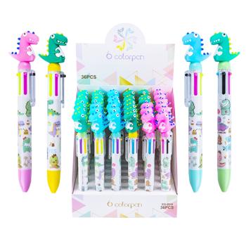 Dinosaur Ball Pen 6 colors in 1 - buy, prices for COSMOS - photo 1