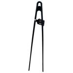 Gusto Black Kitchen Tongs