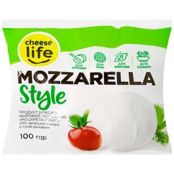 СИР РОЗСІЛЬН.MOZZARELLA STYLE 100Г - купити, ціни на Auchan - фото 1