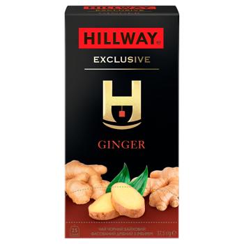 Чай чорний Hillway з імбиром 1,5г*25шт - купити, ціни на Ідеал - фото 1