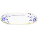 Блюдо Alba Ceramic Blue Rose 32*17см