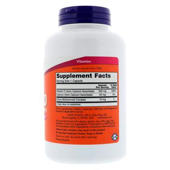 Now Foods Vitamin C with Calcium Ascorbate and Bioflavonoids 250 capsules - buy, prices for Biotus - photo 2