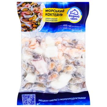 Vodnyi Svit Frozen Seafood 400g - buy, prices for Auchan - photo 1