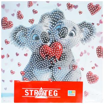 Strateg Loving Koalas Diamond Painting 18x18cm