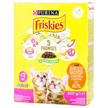 Friskies Junior Dry Feed with Chicken, Turkey and Vegetables for Kittens 300g - buy, prices for Ideal - photo 8