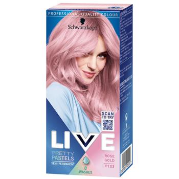Фарба для волосся Live Ultra Brights Pretty Pastels P123 Рожеве золото - купити, ціни на Ідеал - фото 3