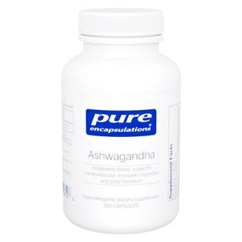 Ашваганда Pure Encapsulations 500мг 120 капсул - купить, цены на Biotus - фото 1