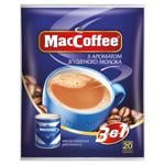 Напій кавовий MacCoffe Згущене молоко 3в1 розчинний 18г х 20шт