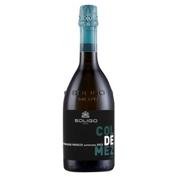 Soligo Col De Mez Valdobbiadene Prosecco Superiore DOCG White Brut Sparkling Wine 11% 0.75l