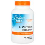 Карнітин Фумарат, L-Carnitine Fumarate, Doctor's Best, 855 мг, 180 капсул