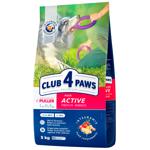 Корм сухий Club 4 Paws Premium з куркою для активних собак середніх порід 5кг