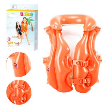 Жилет для плавання Intex надувний дитячий 50х47см - купити, ціни на METRO - фото 4
