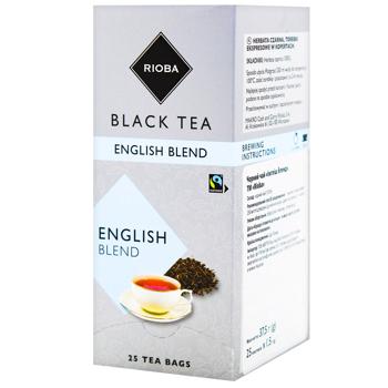 Чай чорний Rioba English Blend 1,5г*25шт