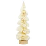 Koopman Artificial Christmas Tree with Backlight 30cm Cream