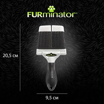 Щітка-пуходерка собак та котів FURminator жорстка 20,5 х 9,5 х 1,5 см L - buy, prices for MasterZoo - photo 8