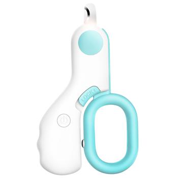 Petgravity Mini Nail Clipper with LED Light Blue