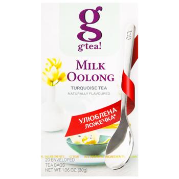 Чай бірюзовий G'tea! Молочний оолонг 1,5г*20шт - купити, ціни на КОСМОС - фото 3