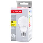 Titanum LED Lamp A60 10W E27 3000K 220V