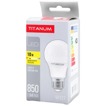 Titanum LED Lamp A60 10W E27 3000K 220V - buy, prices for COSMOS - photo 1