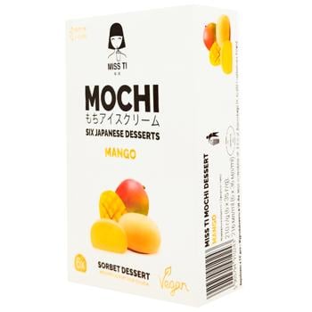 Мороженое-сорбет Miss Ti Mochi манго в рисовом тесте 210г